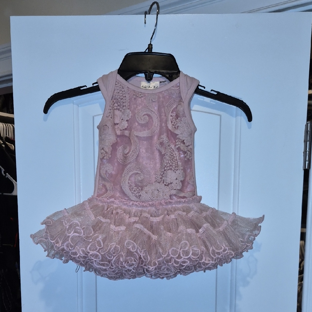 Ooh! La, La! Couture Blush Lace Dance Dress